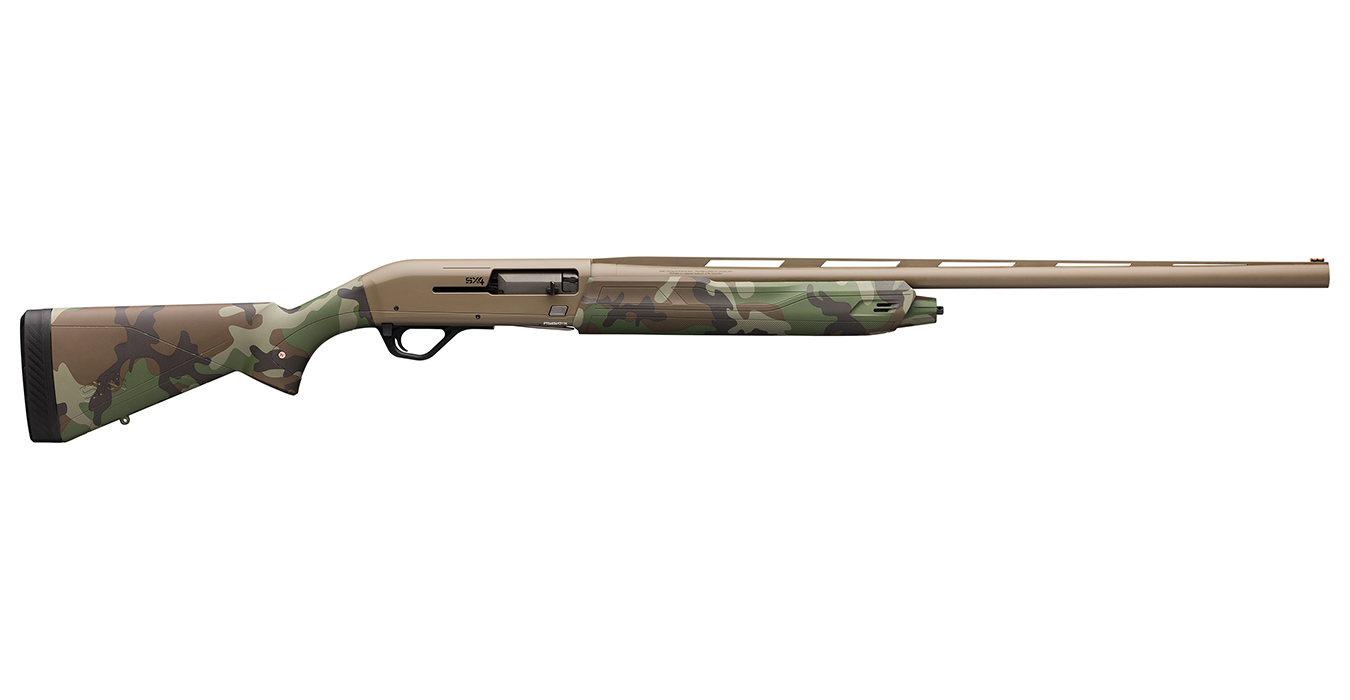 WINCHESTER FIREARMS SX4 Hybrid Hunter 12 Gauge Semi-Auto Shotgun with 28 Inch Barrel and Woodland Camo Stock